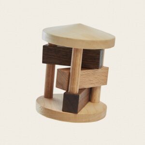Rodari de madera con regletas