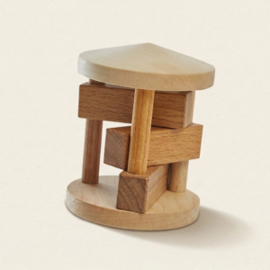 Rodari de madera con regletas